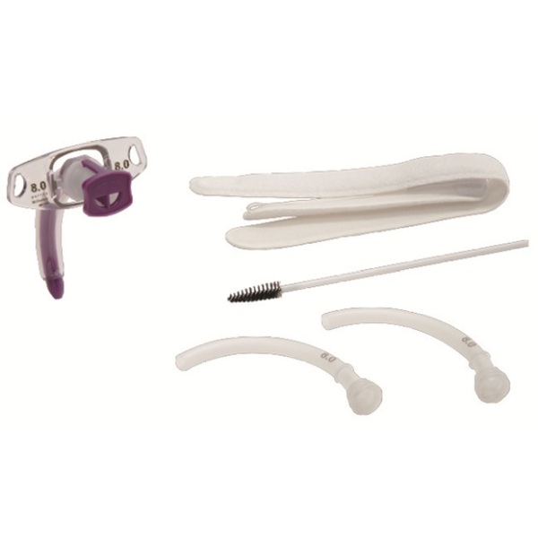 BLUselect Uncuffed Tracheostomy Tube Kit 10.0