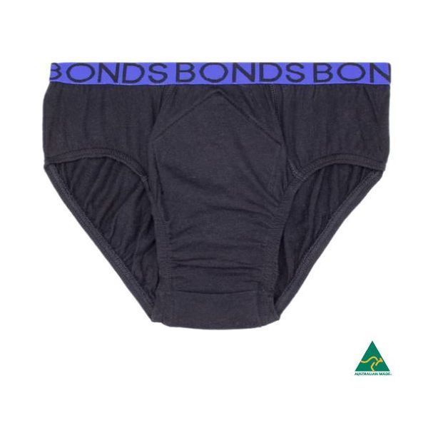 Minappi Bonds Boys Hipster 100ml Size 2-3 Black by MiNappi in Size 2-4