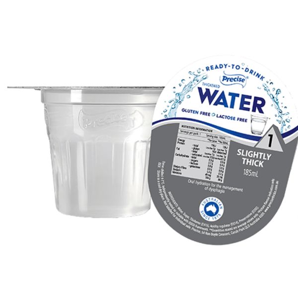Precise Ready To Drink Water Slightly Thick/Level 1 185ml