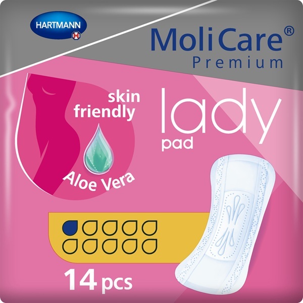 MoliCare Premium Lady Pads 1 Drop 181ml Pack 12
