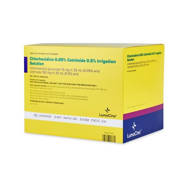 Chlorhexidine Cetrimide 0.05-0.5% 30ml Box 30