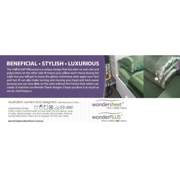 Wondersheet Standard Pillow Case Set Green (2) - Image 2