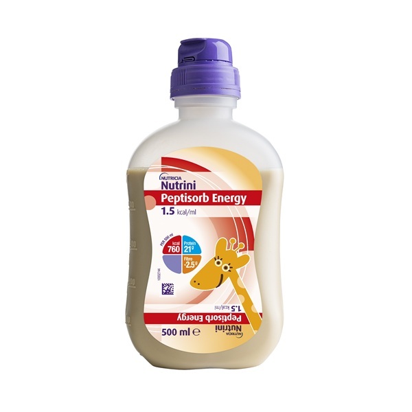 Nutrini Peptisorb Energy 500ml OpTri bottle - Nutrini product image for SEO optimization