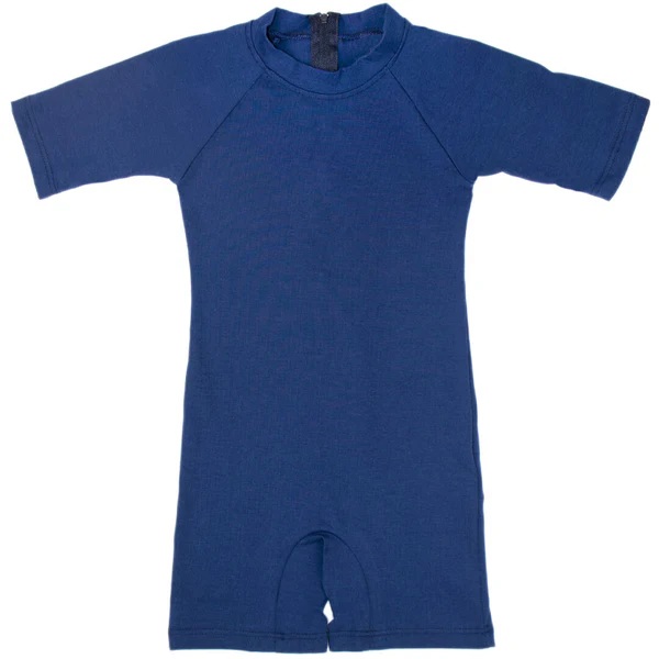 NightNDay Adult Short Sleeve with Short Legs Body Suit Navy