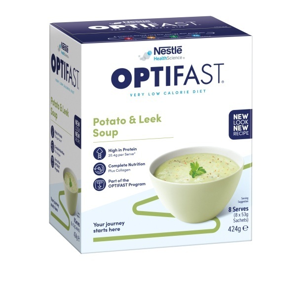 Optifast Very Low Calorie Diet Soup Potato Leek 53g Pk8