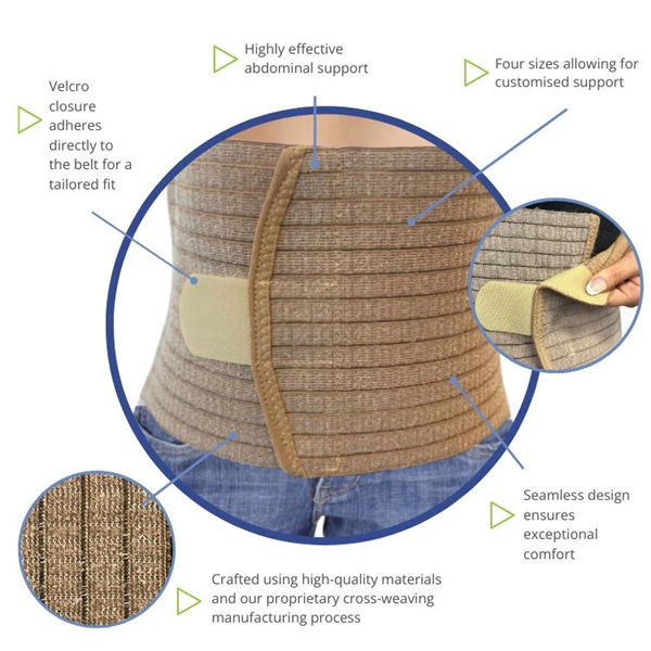 Ainscorp Support Belt Neutral Size S/M 19cm Width - Image 3