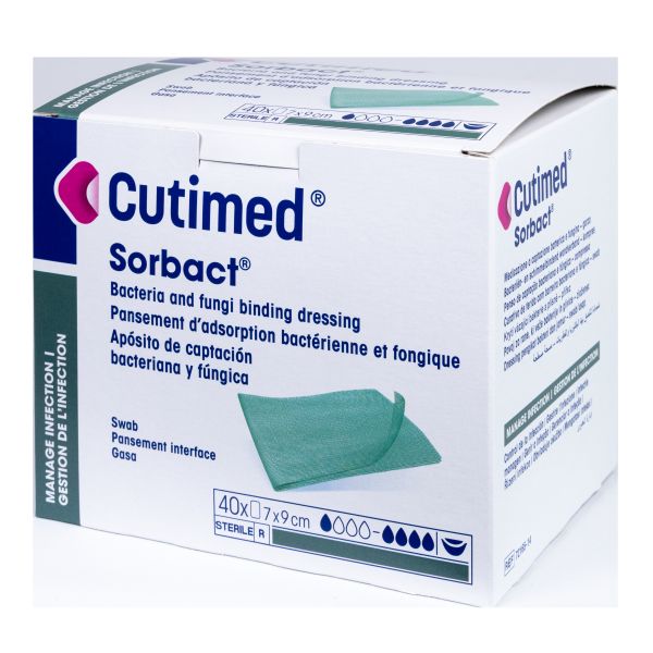 Cutimed Sorbact Swab 7x9cm - Cutimed product image for SEO optimization