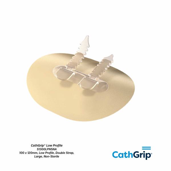 CathGrip Low Profile Double Strap Large Non-Sterile with BioPlus Wipes