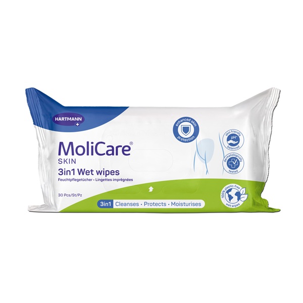 Molicare Skin 3-in-1 Wet Wipes