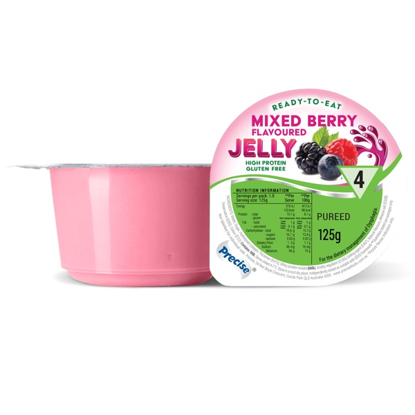 Precise Extremely Thick Mixed Berry Jelly Pureed Level 4 125g