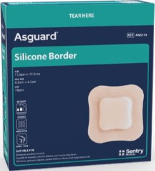 AsGuard Silicone Border 10cm x 10cm Box 10