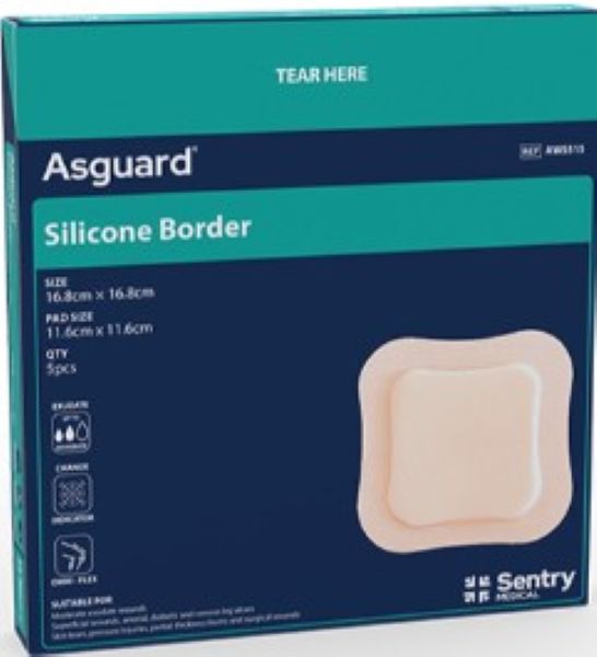 AsGuard Silicone Border 15cm x 15cm Box 5