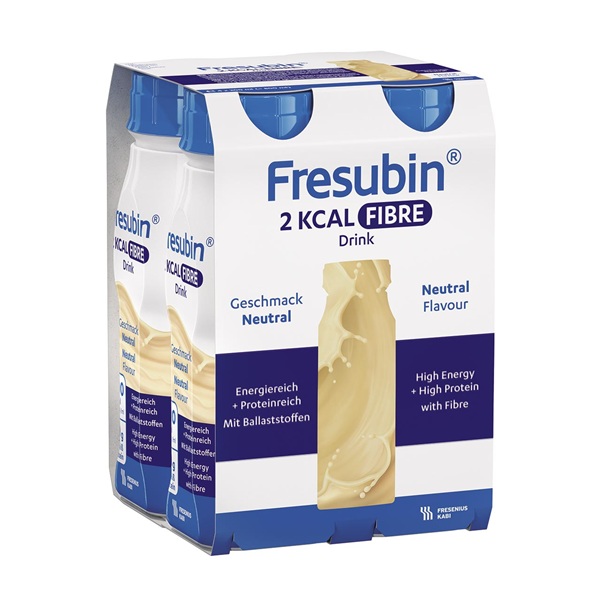 Fresubin 2kcal Fibre Drink Neutral 200mL Easybottle Pack 4 - Fresubin product image for SEO optimization