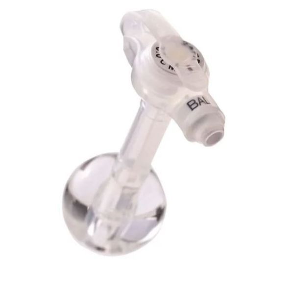 MIC-KEY low-profile gastrostomy feeding tube FG24. SEO optimised product photo.