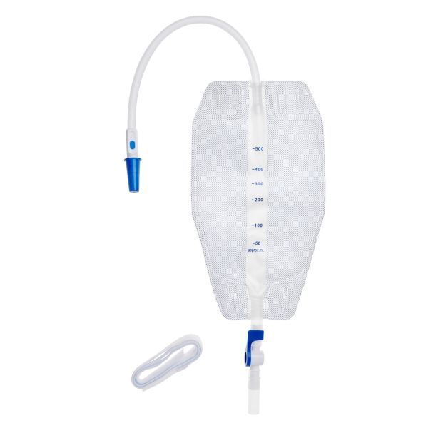 Unoquip Leg Bag Sterile 9cm Tube 500ml Lever Tap Soft Back Box 10 by Unoquip in Leg_Bag 500ml