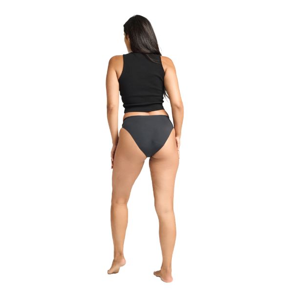 Puma X Modibodi Seamfree Active Bikini Onyx Grey Moderate Size 12 - Image 2