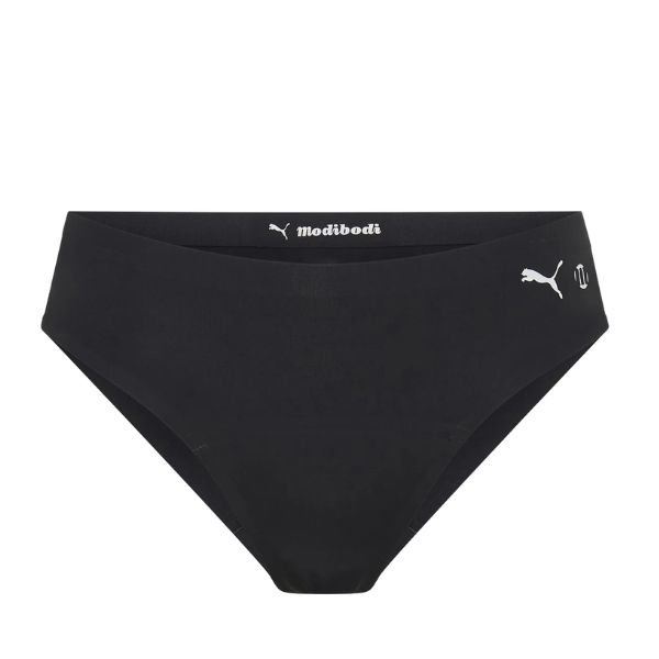 Puma X Modibodi Seamfree Active Bikini Onyx Grey Moderate Size 12 - Image 3