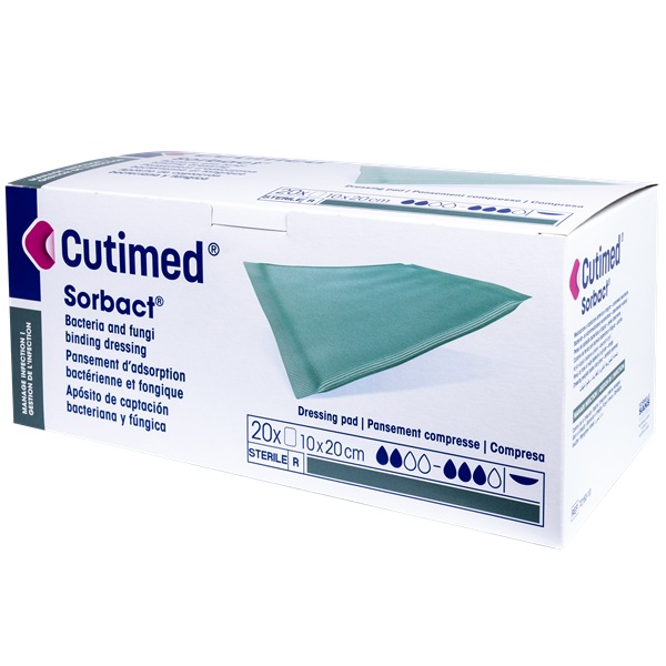 Image of Cutimed Sorbact Pad 10cm x 20cm by BSN Medical