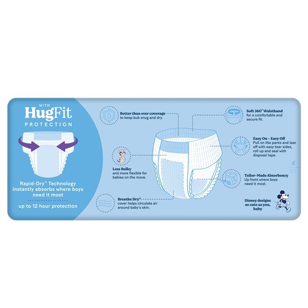 Huggies Ultra-Dry Nappy Pants Toddler Boys 9-14Kg Size 4 Pack 29 - Image 4