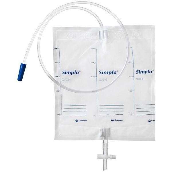 Image of Simpla Non-Sterile Drain Bag 2L by Coloplast
