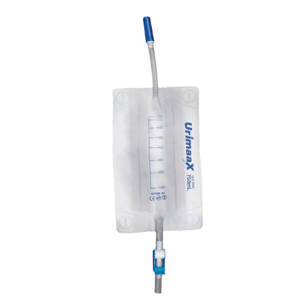 Urimaax Leg Bag Sterile 6cm Tube Flip Tap 750ml by Urimaax in Leg_Bag 750ml