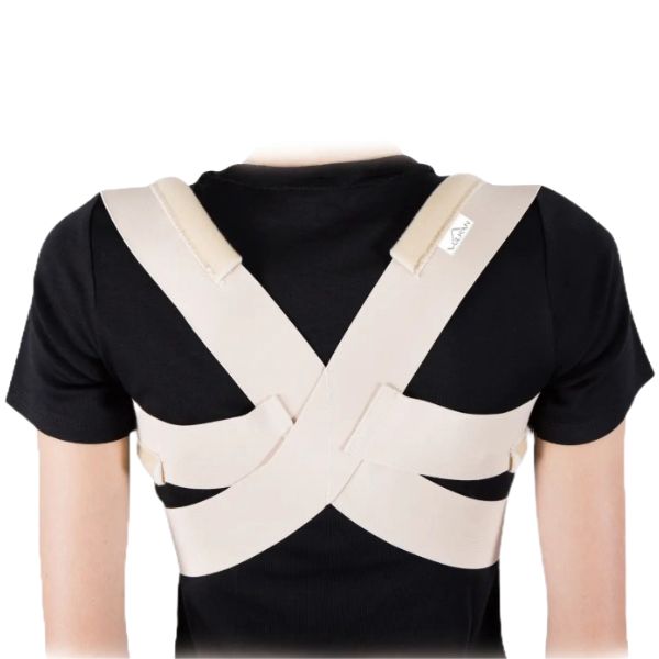 Person wearing a brace