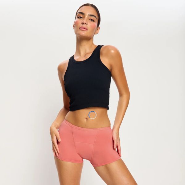 Modibodi Classic Boyshort Dusty Coral Super Size 10