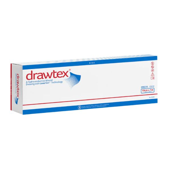 Drawtex Wound Dressing Roll 10cm x 1m Box 5