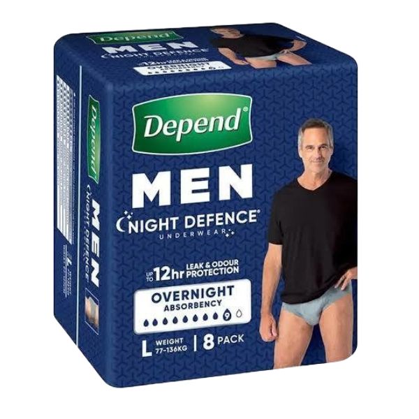 Depend RealFit Night Defence Male Large 1300ml Carton 32 by Depend in Pull_Ups Large