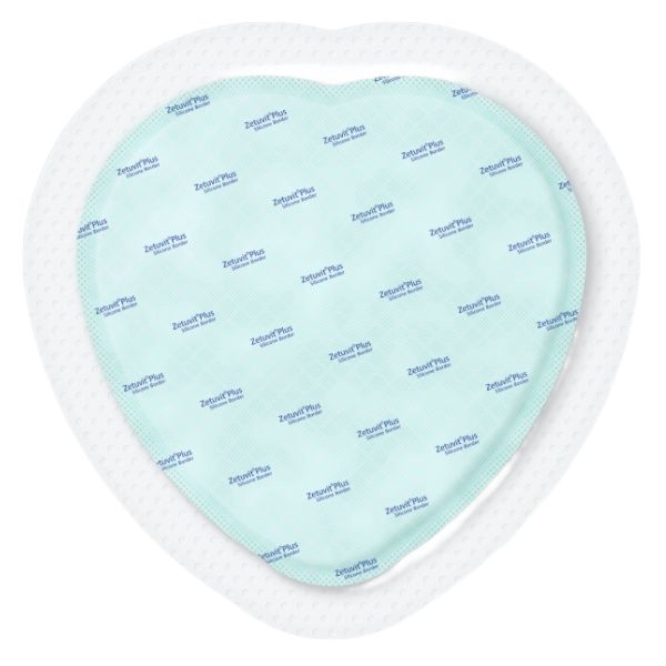 Zetuvit Plus Silicone Border Sacrum Dressing 23x23cm Box 10 - Image 2