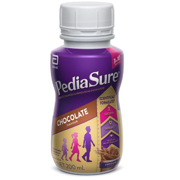 PediaSure Chocolate Bottle 200ml (3-10 Years) - PediaSure product image for SEO optimization