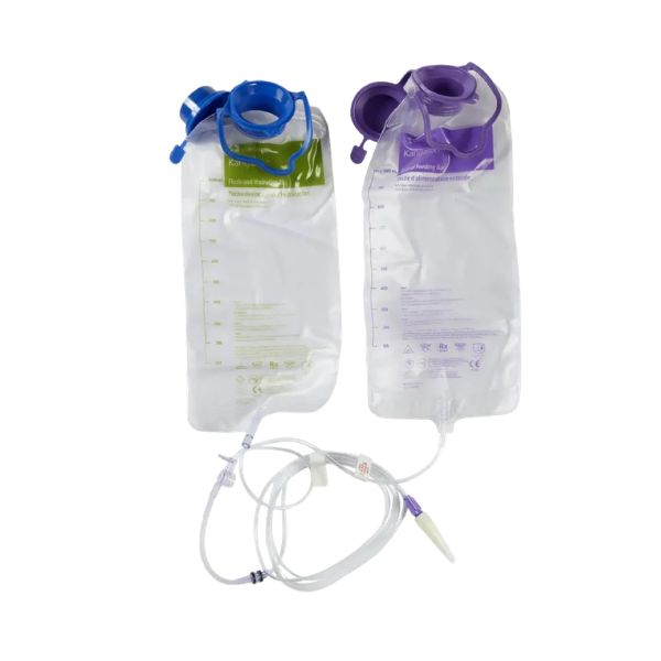 Kangaroo OMNI Feeding Set with Flush Bag 1L ENPlus 3 in 1 Sterile Box 30