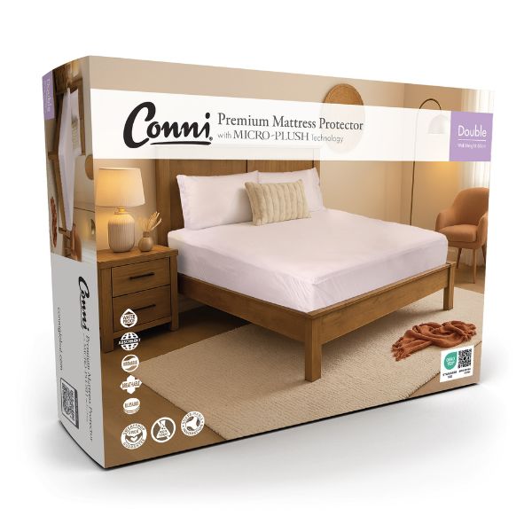 Conni Micro Plush Elasicated Sheet Waterproof Double
