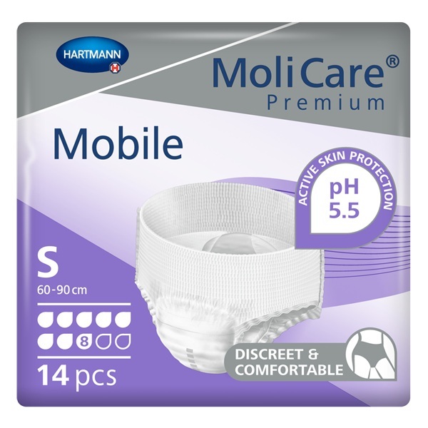 Image of MoliCare Premium Mobile 8 Drops Small Pack 14 by Paul Hartmann