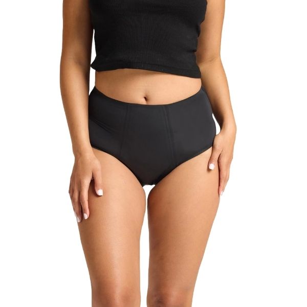 Modibodi Seamfree Full Brief Black Super Size 22